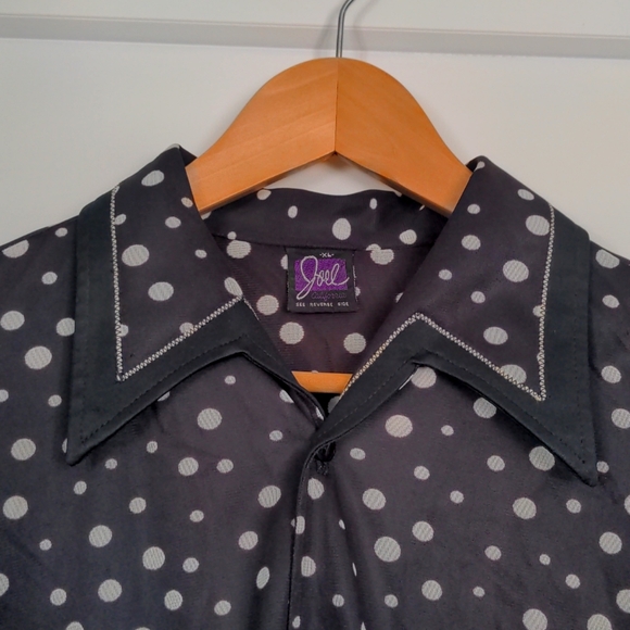 Men's vintage polyester shirt. - Picture 2 of 4